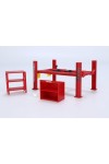 710011B G-Fans Tools Kit Models / Garage Lift Set (1:64) Diorama