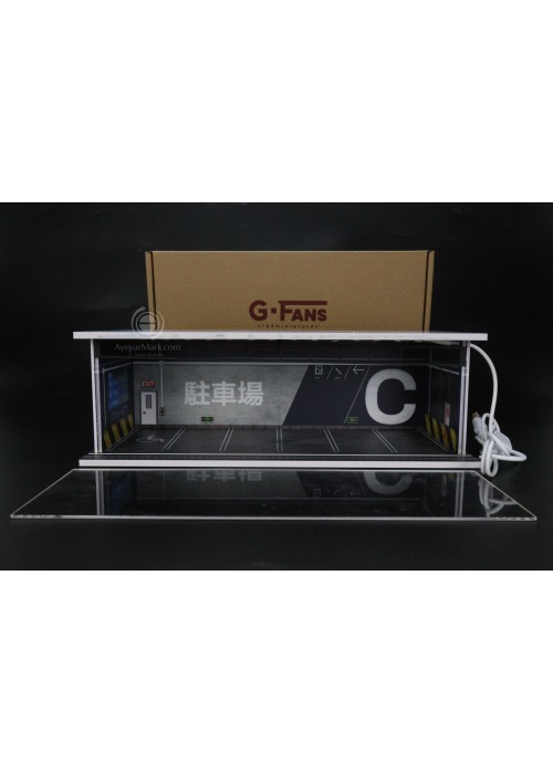 G-Fans (1:64) Garage with Lights Diorama Model (710022)
