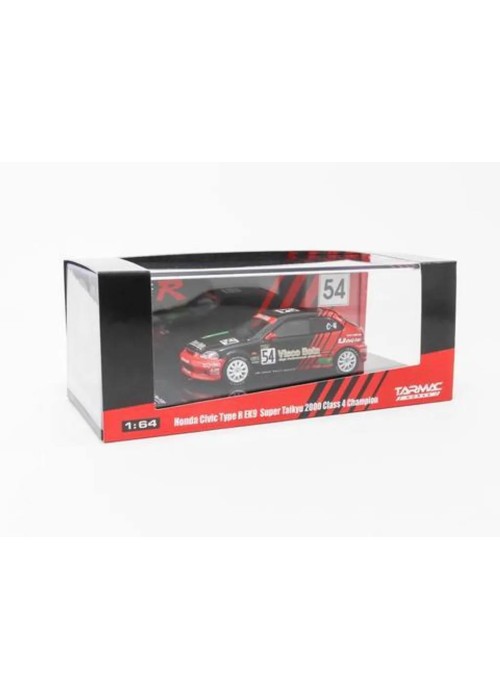 Tarmac Works Honda Civic Type R EK9 Super Taikyu 2000 Class 4 Champion #54 : T64-010-ADV