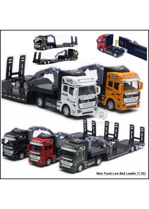 Diecast Metal New Truck Low bed Loader (1:48)