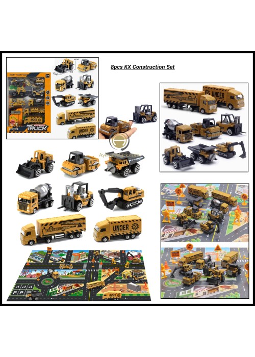 Diecast Metal 8 pcs KX Construction Set