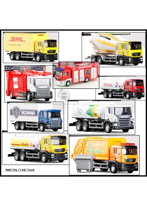 Diecast Metal RMZ City Truck (1:64)