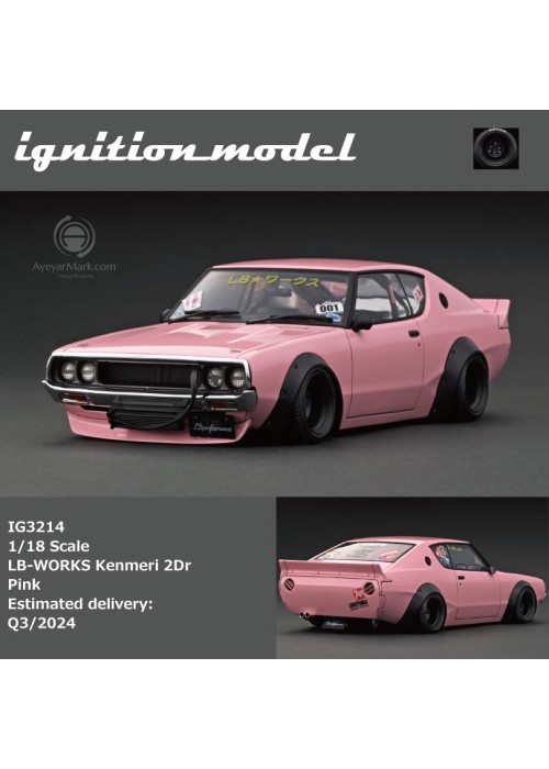 IG 18 LB-WORKS Kenmeri 2Dr Pink IG3214 (NON-DISCOUNT ITEM)