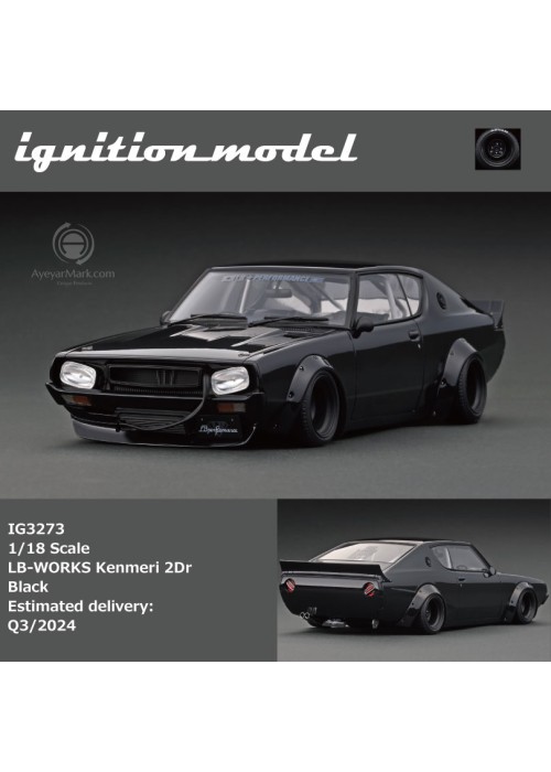 IG 18 LB-WORKS Kenmeri 2Dr Black IG3273 (NON-DISCOUNT ITEM)