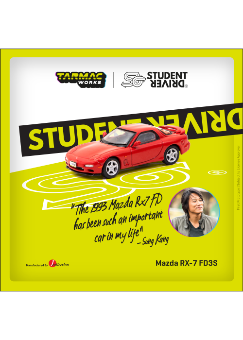 Tarmac Works 1:64 Mazda RX-7 FD3S Red JC64-005-RD  (Non-Discount Item)