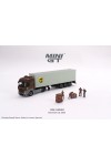 MINI GT (1:64) Mercedes-Benz Actros w/ 40 Ft Container MGT00705-L (NON-DISCOUNT ITEM)
