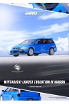 INNO (1:64) MITSUBISHI LANCER EVOLUTION IX WAGON BLUE IN64-EVO9W-BLU (NON-DISCOUNT ITEM)