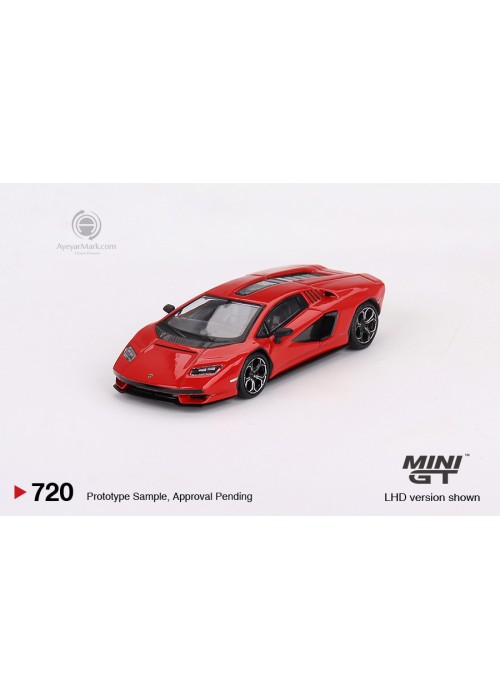 MINI GT (1:64) Lamborghini Countach LPI 800-4  Rosso Mars MGT00720-CH (NON-DISCOUNT ITEM)