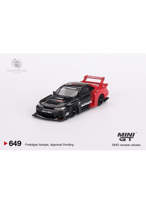 MINIGT 1:64 Nissan LB-Super Silhouette S15 SILVIA ADVAN RHD MGT00649-CH (NON-DISCOUNT ITEM)