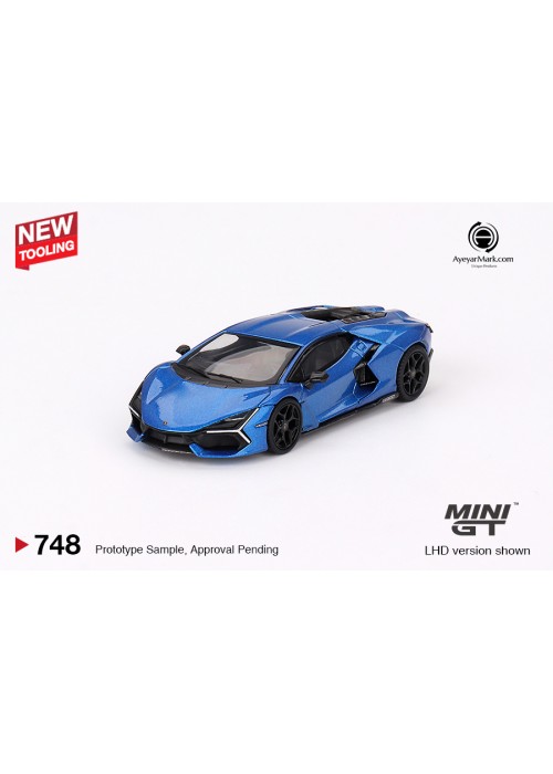 MINIGT 1:64 Lamborghini Revuelto Blu Eleos MGT00748-CH (NON-DISCOUNT ITEM)