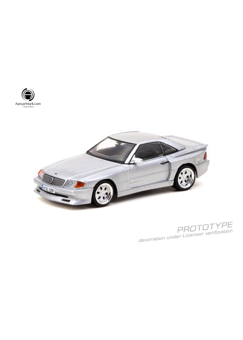 Tarmac Works 1:64 Mercedes-Benz SL 500 Koenig Specials Silver T64G-045-SL (NON-DISCOUNT ITEM)