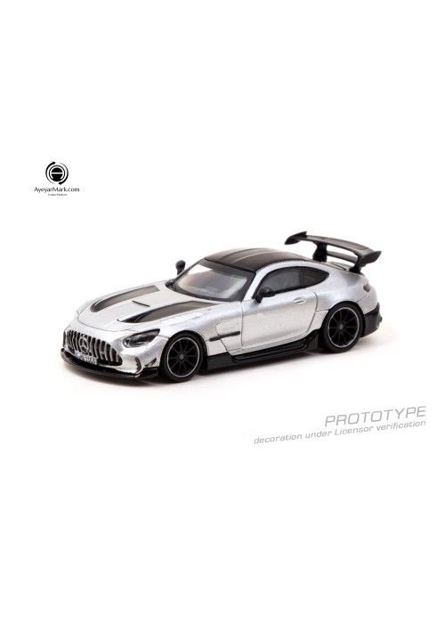 Tarmac Works 1:64 Mercedes-Benz AMG GT Black Series Silver Metallic T64G-042-SL (NON-DISCOUNT ITEM)