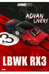 INNO 1:64 LBWK MAZDA RX3 SAVANNA ADVAN LIVERY IN64-LBWKRX3-02