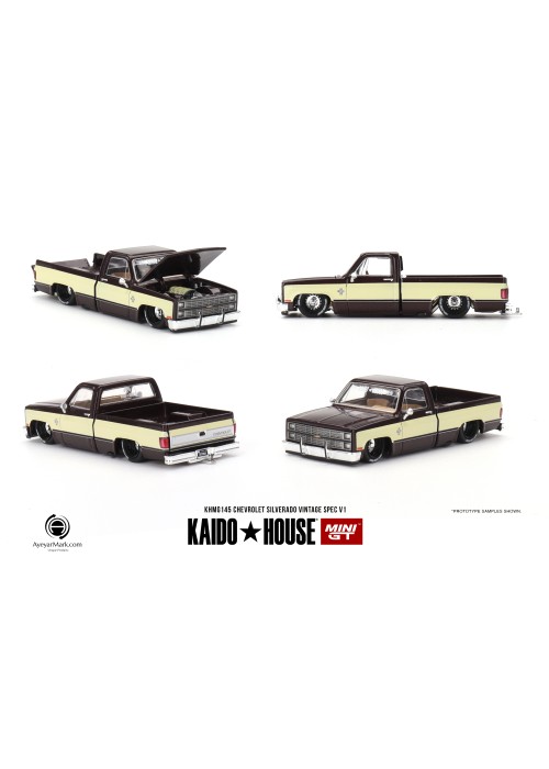 Kaido House + MINIGT Chevrolet Silverado KAIDO Vintage Spec V1 KHMG145