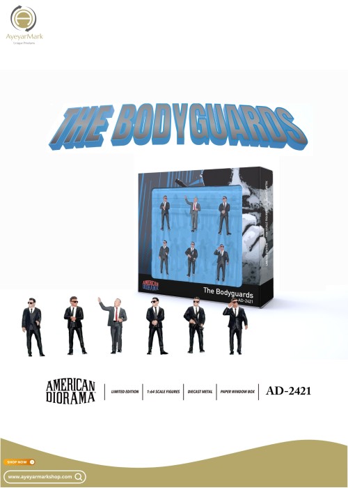 American Diorama 1:64 Figure - The Bodyguards Diecast Metal AD-2421