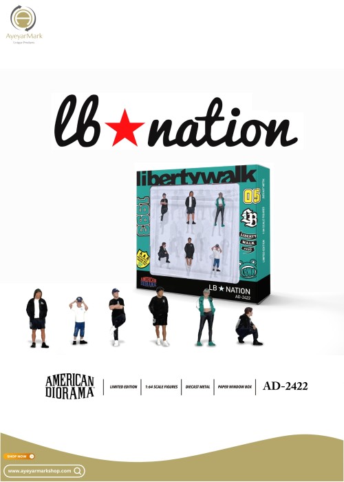 American Diorama 1:64 Figure - The LB Nation Diecast Metal AD-2422