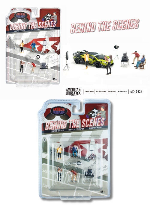 American Diorama Figure Set – Behind the Scenes AD-2426MJ Diecast Metal (1:64)