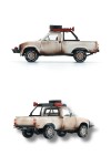 BM Creations Toyota 1980 Hilux N60, N70 -Matte Rusting (White)(RHD) 64B0358 (1:64)