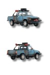 BM Creations Toyota1980 Hilux N60, N70 -Matte Rusting (Blue)(RHD) 64B0360 (1:64)