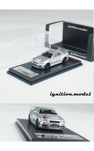 Ignition Model IG64 Nismo R34 GT-R Z-Tune Silver IG3840 (1:64) Diecast Model Car Collectible Ignition Model IG64 Nismo R34 GT-R Z-Tune Silver IG3840 (1:64) Diecast Model Car Collectible