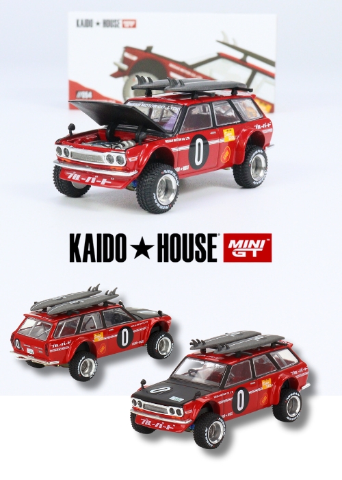 Kaido House x MINI GT Datsun 510 Pro Street KAIDO Works V1 KHMG054 (1:64)