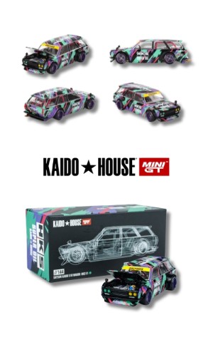 Kaido House x MINI GT Datsun KAIDO 510 Wagon HKS V1 (1:64) – KHMG144 Kaido House x MINI GT Datsun KAIDO 510 Wagon HKS V1 (1:64) – KHMG144