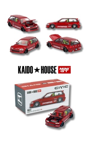 Kaido House x MINI GT Honda Civic (EF) Kaido Works V2 KHMG156 (1:64) Kaido House x MINI GT Honda Civic (EF) Kaido Works V2 KHMG156 (1:64)