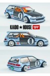 Kaido House x MINI GT Honda Civic EF Kaido Roulette V1 KHMG179-CH (1:64) Diecast Model Car Collectible