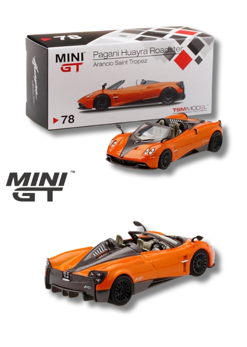 MINIGT Pagani Huayra Roaster Arancio Saint Tropez MGT00078 (1:64)