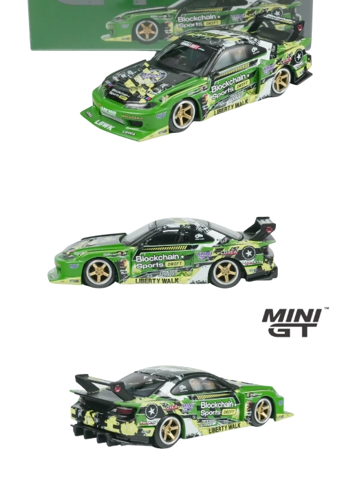 MINI GT Nissan LB-Super Silhouette S15 Silvia #555 V2 2024 MGT00823-CH (1:64) Diecast Model Car Collectible MINI GT Nissan LB-Super Silhouette S15 Silvia #555 V2 2024 MGT00823-CH (1:64) Diecast Model Car Collectible