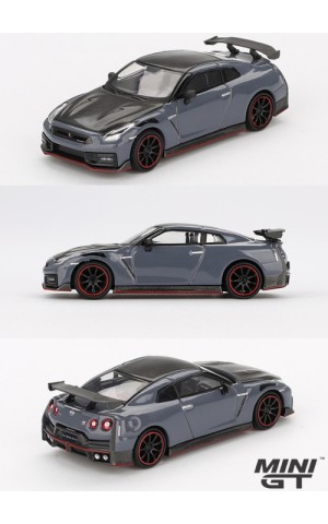 MINI GT 1:64 Nissan GT-R Nismo 2024 – Stealth Gray Diecast Model Car (MGT00868-CH)