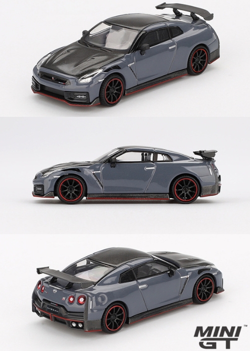 MINI GT 1:64 Nissan GT-R Nismo 2024 – Stealth Gray Diecast Model Car (MGT00868-CH)