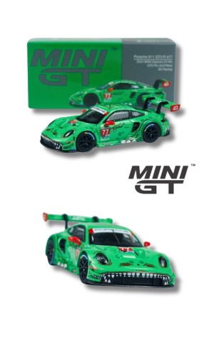 MINI GT Porsche 911 GT3 R #77 AO Racing MGT00889-CH (1:64) MINI GT Porsche 911 GT3 R #77 AO Racing MGT00889-CH (1:64)