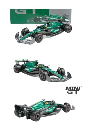 MINI GT Aston Martin AMR24 #14 Fernando Alonso 2024 MGT00999-CH (1:64) Diecast Model Car Collectible MINI GT Aston Martin AMR24 #14 Fernando Alonso 2024 MGT00999-CH (1:64) Diecast Model Car Collectible