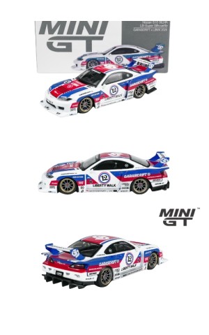 MINI GT Nissan LB-Super Silhouette S15 Silvia GARASIDRIFT x LBWK MGT01022-CH (1:64) Diecast Model Car Collectible MINI GT Nissan LB-Super Silhouette S15 Silvia GARASIDRIFT x LBWK MGT01022-CH (1:64) Diecast Model Car Collectible