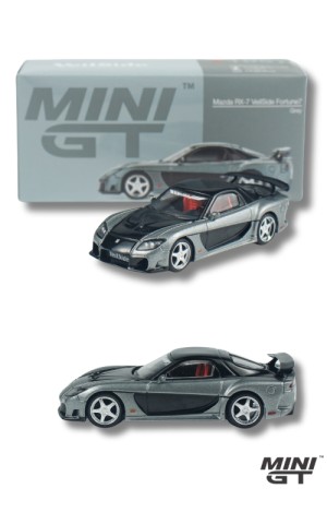 MINI GT Mazda RX-7 VeilSide Fortune Grey MGT01057-CH (1:64) Diecast Model Car Collectible MINI GT Mazda RX-7 VeilSide Fortune Grey MGT01057-CH (1:64) Diecast Model Car Collectible