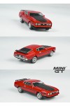 MINI GT Ford Mustang Mach 1 1971 Race Red MGT01122-CH (1:64) Diecast Model Car Collectible