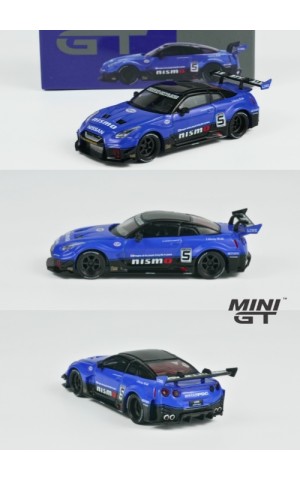 MINI GT LB-Silhouette Works GT Nissan 35GT-RR Ver.2 Blue MGT01124-CH (1:64) Box Version Diecast Model Car Collectible MINI GT LB-Silhouette Works GT Nissan 35GT-RR Ver.2 Blue MGT01124-CH (1:64) Box Version Diecast Model Car Collectible