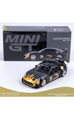 MINI GT Toyota GR86 LB★Nation Black / Gold MGT01149-CH (1:64) Diecast Model Car Collectible MINI GT Toyota GR86 LB★Nation Black / Gold MGT01149-CH (1:64) Diecast Model Car Collectible