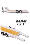 MINI GT Car Hauler Trailer White MGTAC21 (1:64)