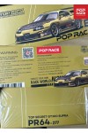 Pop Race Toyota Supra GT300 Top Secret Chrome Gold PR640277 (1:64) Diecast Model Car Collectible Pop Race Toyota Supra GT300 Top Secret Chrome Gold PR640277 (1:64) Diecast Model Car Collectible