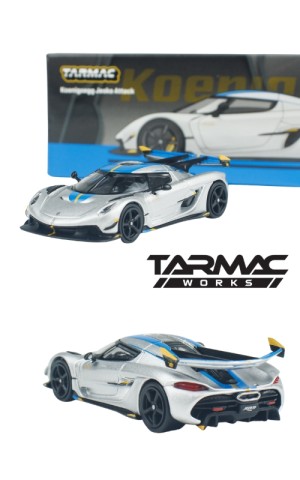 Tarmac Works Koenigsegg Jesko Attack Silver T64G-TL052-SL (1:64) Diecast Model Car Collectible Tarmac Works Koenigsegg Jesko Attack Silver T64G-TL052-SL (1:64) Diecast Model Car Collectible