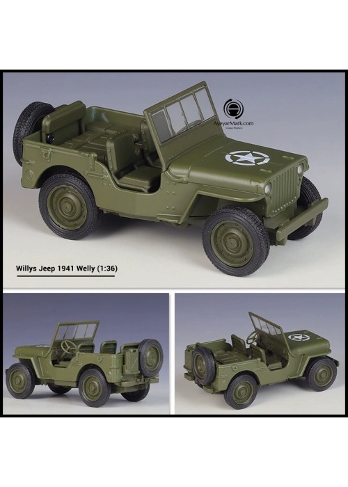 Willys MB Jeep 1941 1:36 Welly