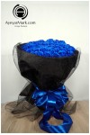 ရေမွှေးနှင်းဆီ ပန်းခြောက် ပန်းစည်း Artificial Flowers Bouquet 50 Roses ATFB105