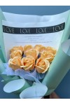 ရေမွှေးနှင်းဆီ ပန်းခြောက် ပန်းစည်း Artificial Flowers Bouquet 10 Roses ATFB111