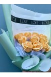 ရေမွှေးနှင်းဆီ ပန်းခြောက် ပန်းစည်း Artificial Flowers Bouquet 10 Roses ATFB111