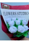 ရေမွှေးနှင်းဆီ ပန်းခြောက် ပန်းစည်း Artificial Flowers Bouquet 10 Roses ATFB112