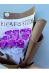 ရေမွှေးနှင်းဆီ ပန်းခြောက် ပန်းစည်း Artificial Flowers Bouquet 10 Roses ATFB113