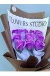 ရေမွှေးနှင်းဆီ ပန်းခြောက် ပန်းစည်း Artificial Flowers Bouquet 10 Roses ATFB113
