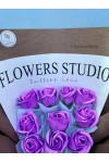 ရေမွှေးနှင်းဆီ ပန်းခြောက် ပန်းစည်း Artificial Flowers Bouquet 10 Roses ATFB113